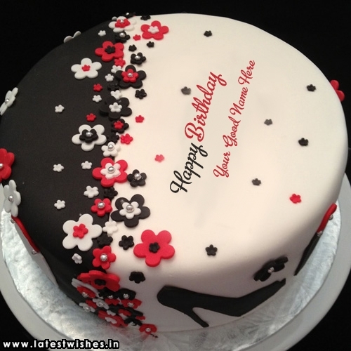 Birthday Cake New Design Picture with name
