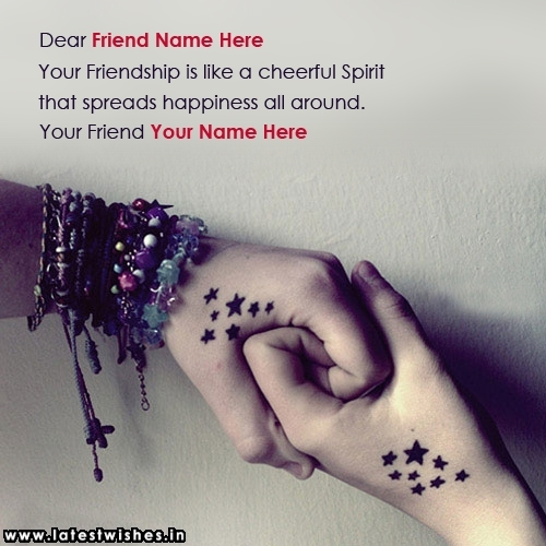 Happiness Friendship Quotes Name Pics