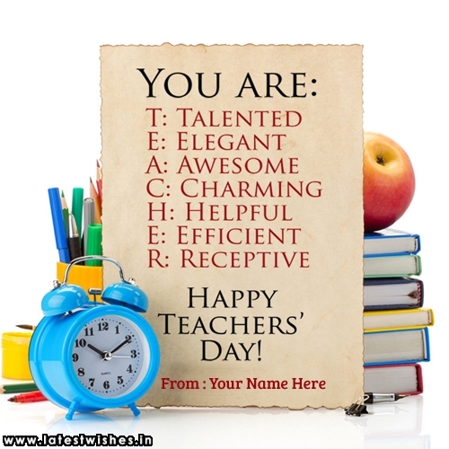 Teachers Day teacher word Meaning Picture