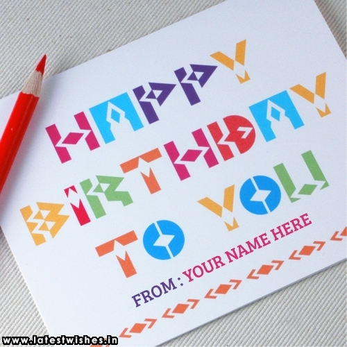 Happy Birthday to you Scratch drawing Card