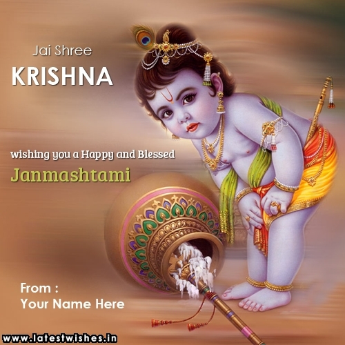 Wishing you a Happy and Blessed Janmashtami