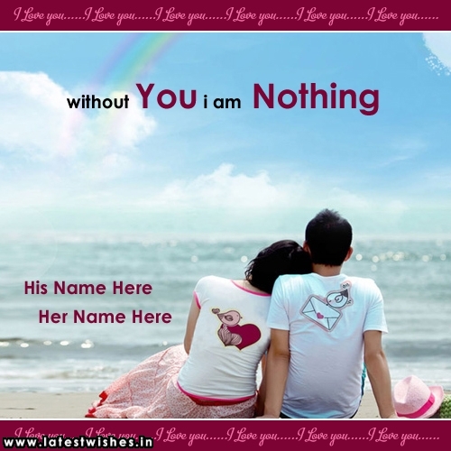Without You i am Nothing Couple pics