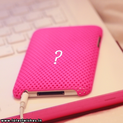 Write Alphabet Letter On Pink Mobile Cover