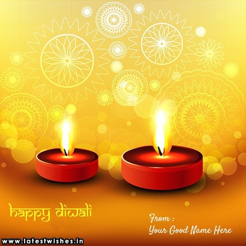 Diwali Diya Greeting Cards Picture