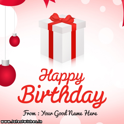 Make Happy Birthday Gift box ecard