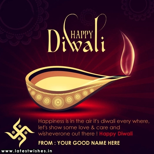Happy Diwali wishes in English with Name