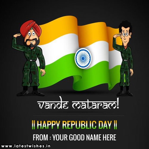 Republic Day Vande Matram Soldier Salute pics