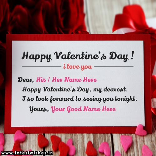 Valentine day wishes for Lover