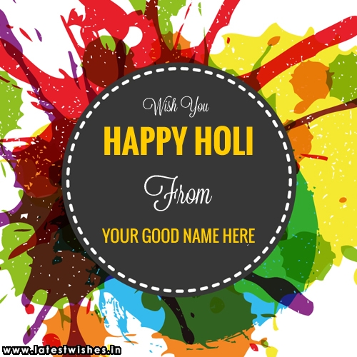 Wish you a happy holi