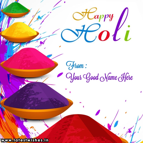 Happy holi colorful wishes