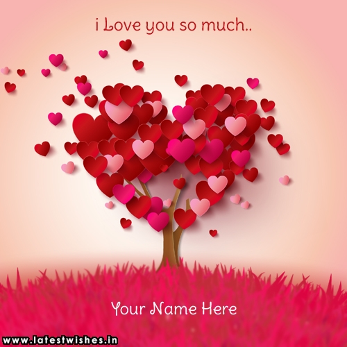 Love Tree I Love you so much Greeting card