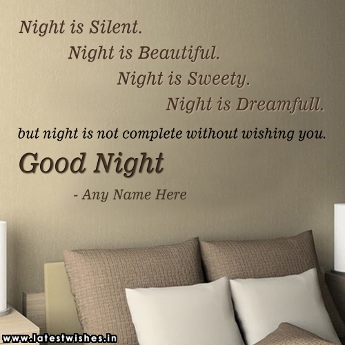 Good Night Greeting for Someone Special