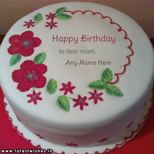 Birthday cake wishes for mom