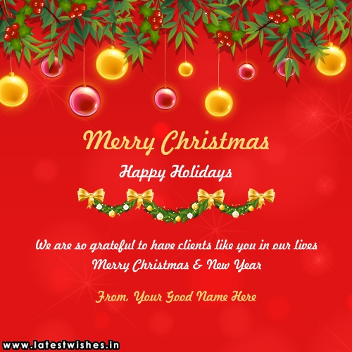 Business Christmas Greetings Messages