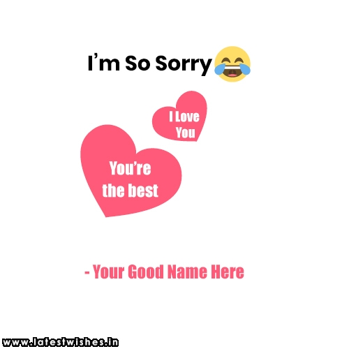 sorry to lover