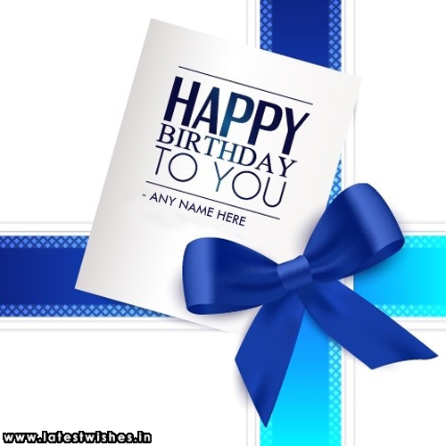 happy birthday wishes card with name edit