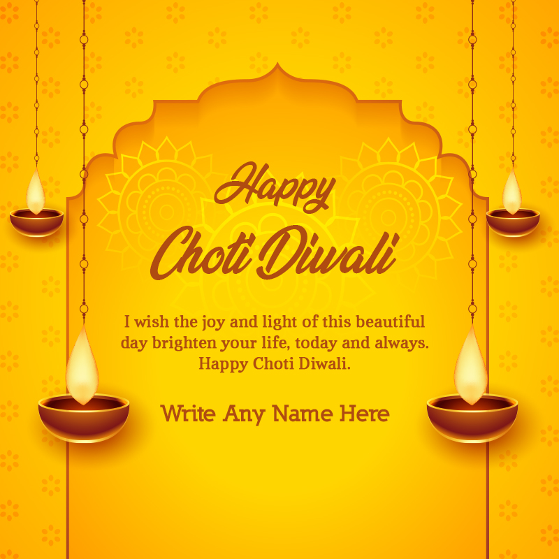 latest Happy choti diwali wishes image